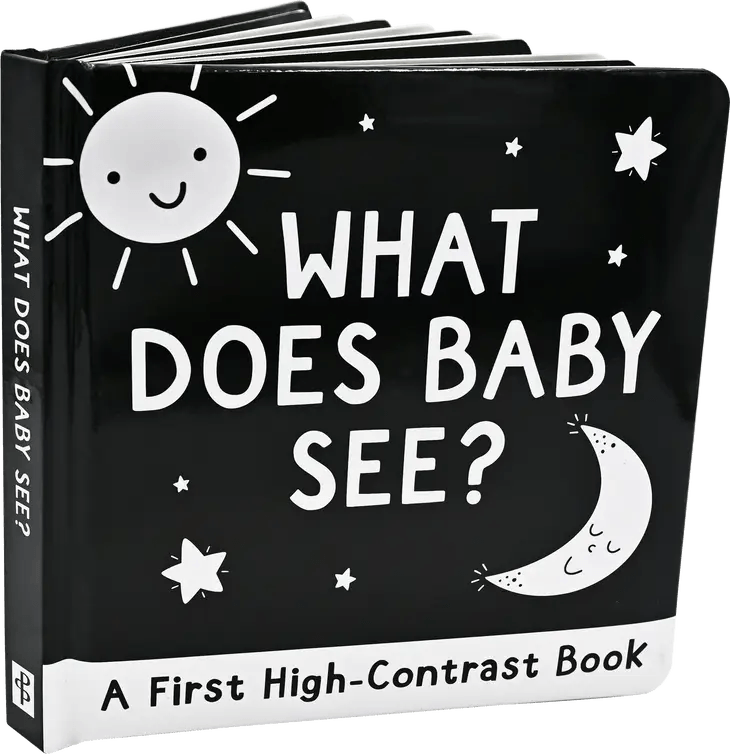 What Does Baby See? A High-Contrast Board Book - Tadpole
