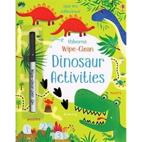 Wipe-Clean Dinosaur Activities - Tadpole