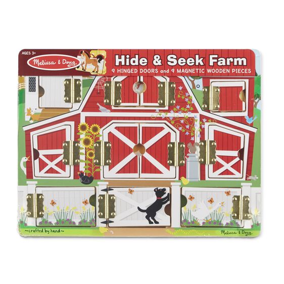 Wooden Magnetic Hide and Seek Farm - Tadpole