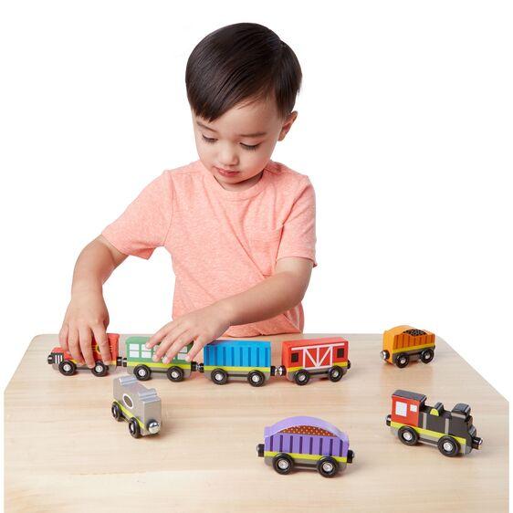 Wooden Train Cars - Tadpole
