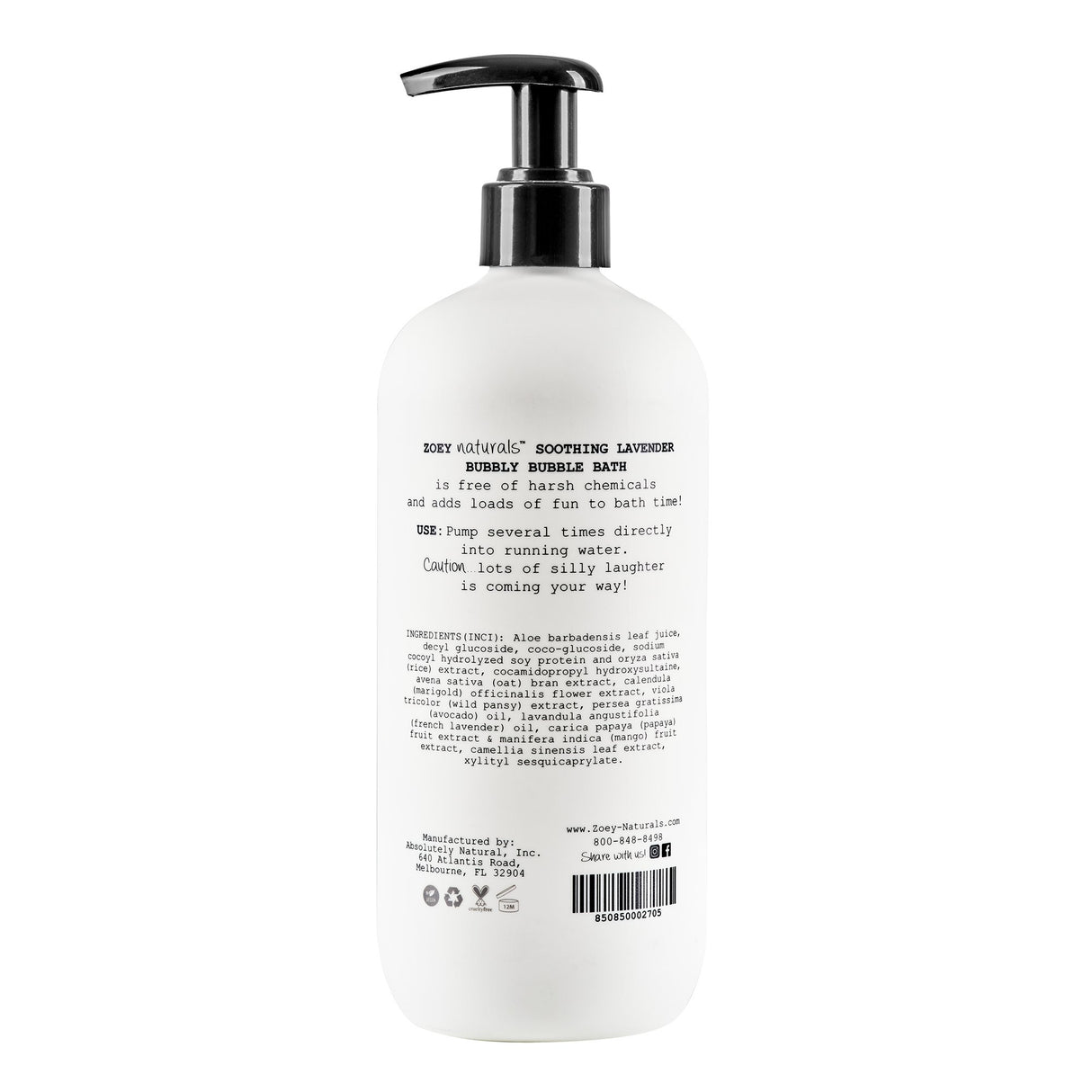 Zoey Naturals Bubbly Bubble Bath - Tadpole