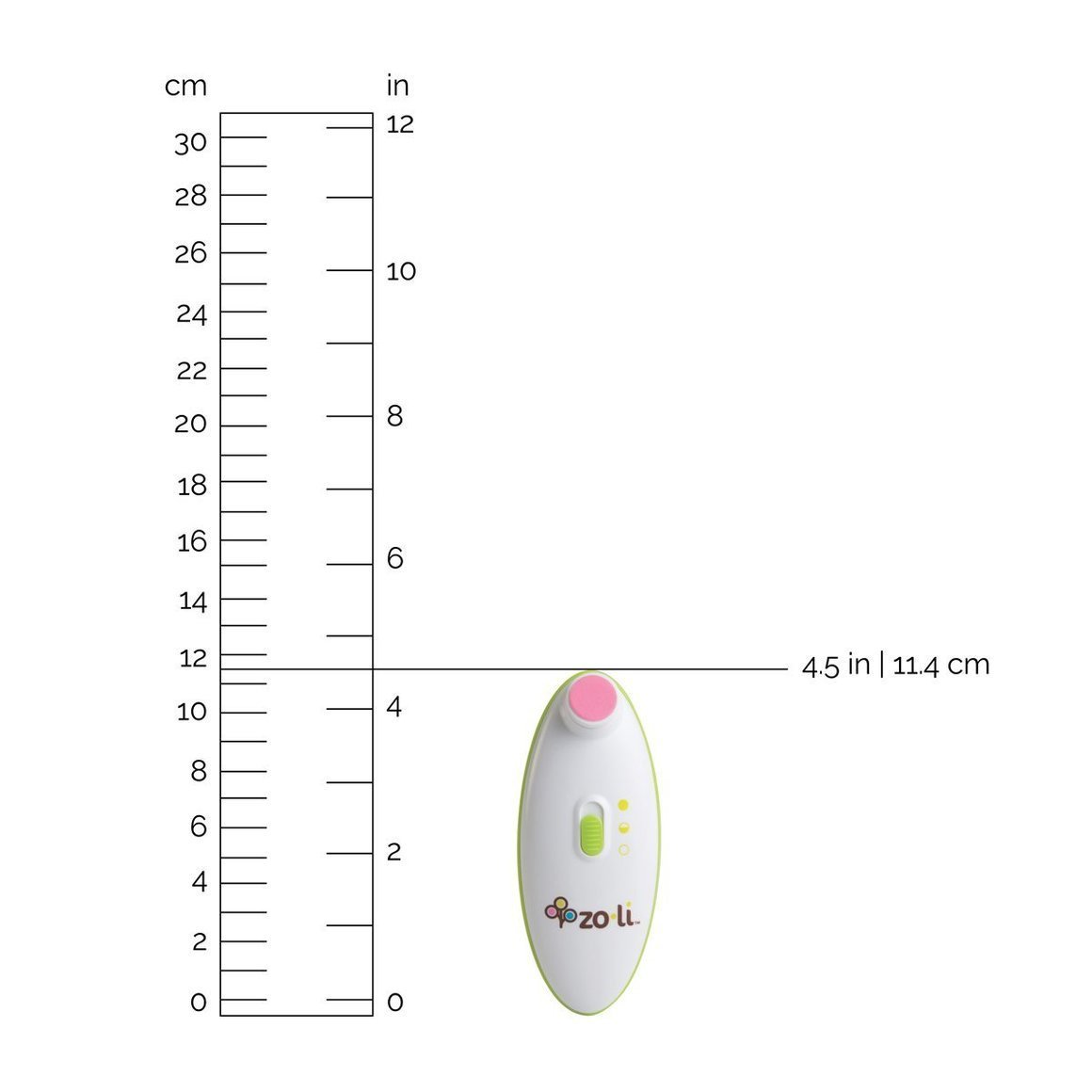 ZoLi Buzz B Electric Nail Trimmer - Tadpole